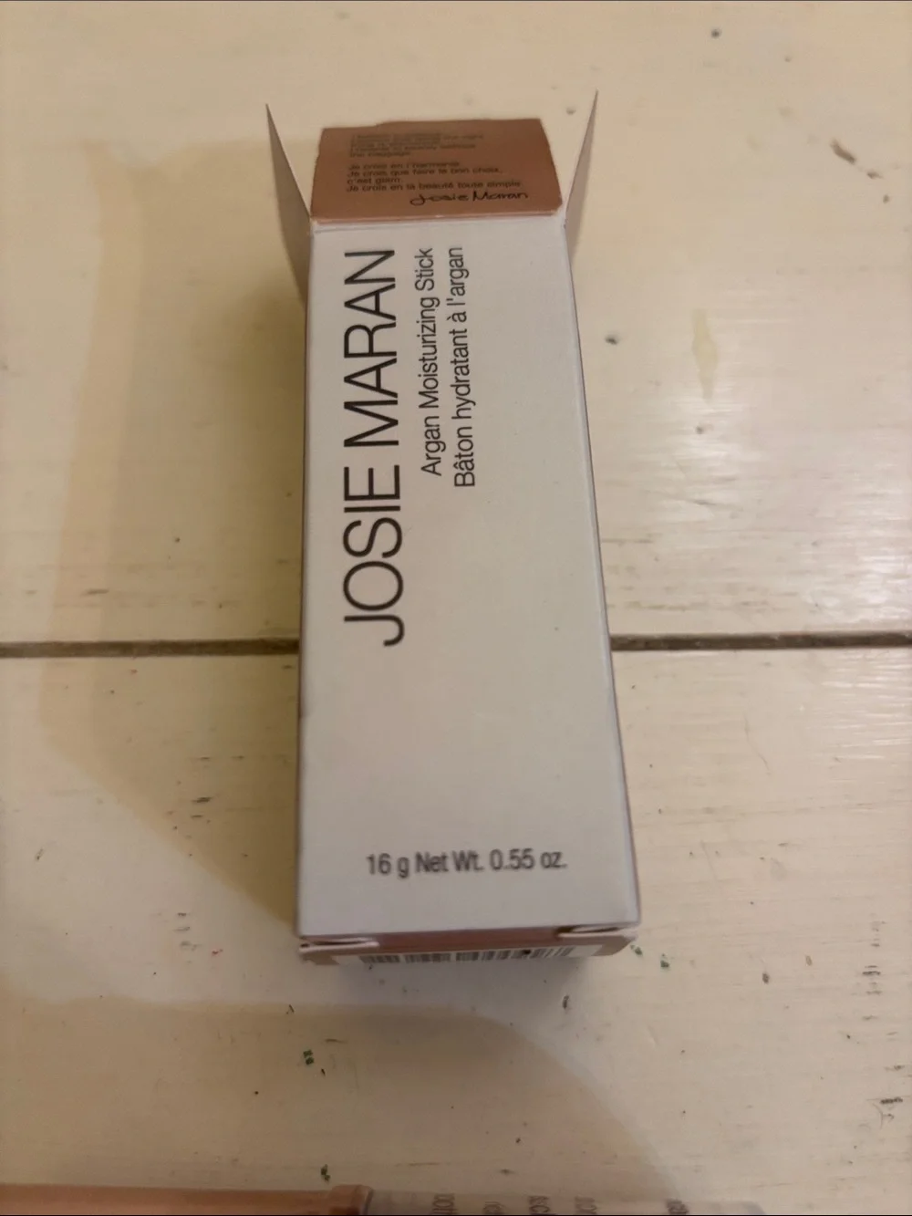 JOSIE MARAN Argan Moisturizing Stick in Rose Gold Metallic